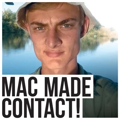 Mac made contact! 