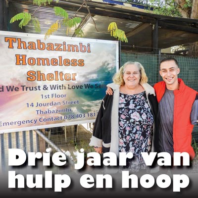 Drie jaar van hulp en hoop