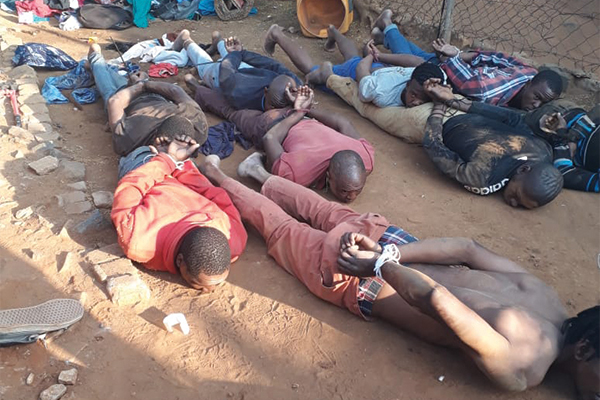 10 nabbed for unlicensed firearms and stolen goods