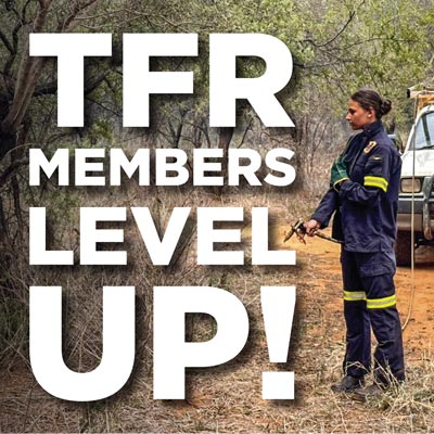TFR MEMBERS LEVEL UP! 