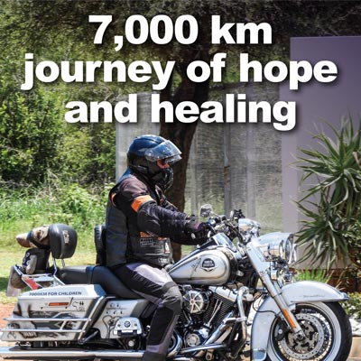7,000 km journey of hope and healing