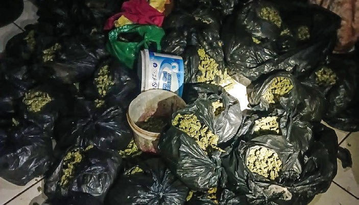 Tip-off leads to dagga and gun bust in Northam