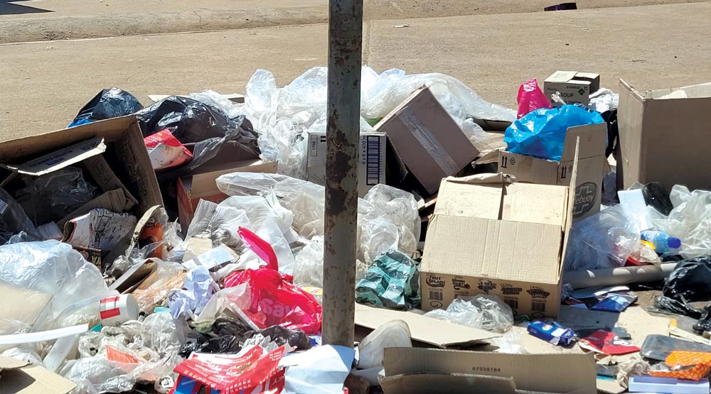 Littering and illegal dumping of waste