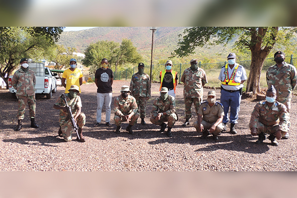 SANDF & TLM in joint operation