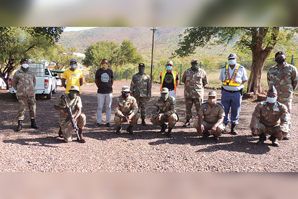 SANDF & TLM in joint operation
