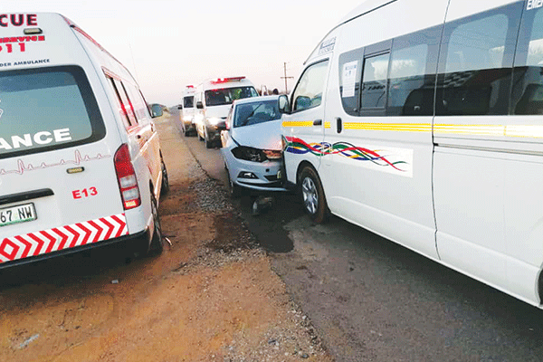 Crash on
Sefikile road
