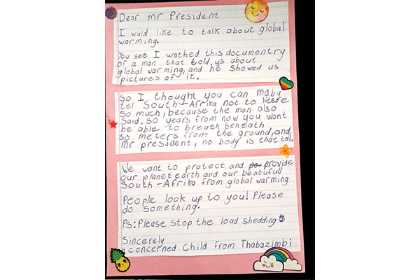 Dear Mr President,