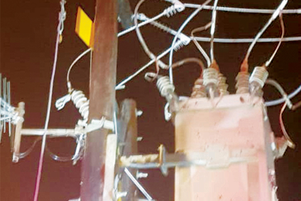 Electrocuted while tampering with live transformer