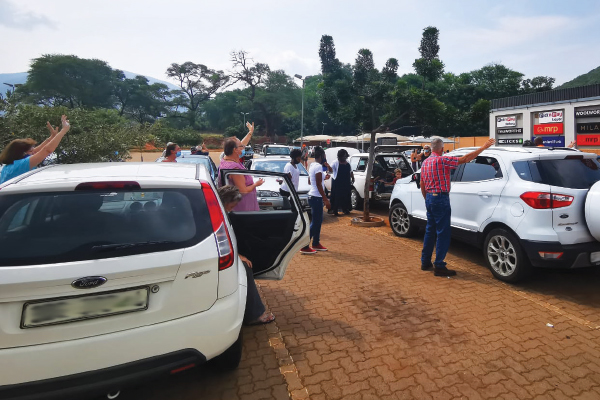 ‘n Gebed groep vir Thaba