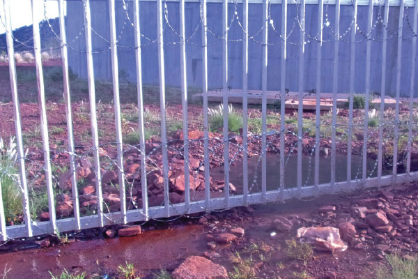Leakages at both Regorogile reservoirs