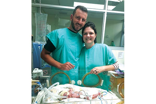 Little prince born in car