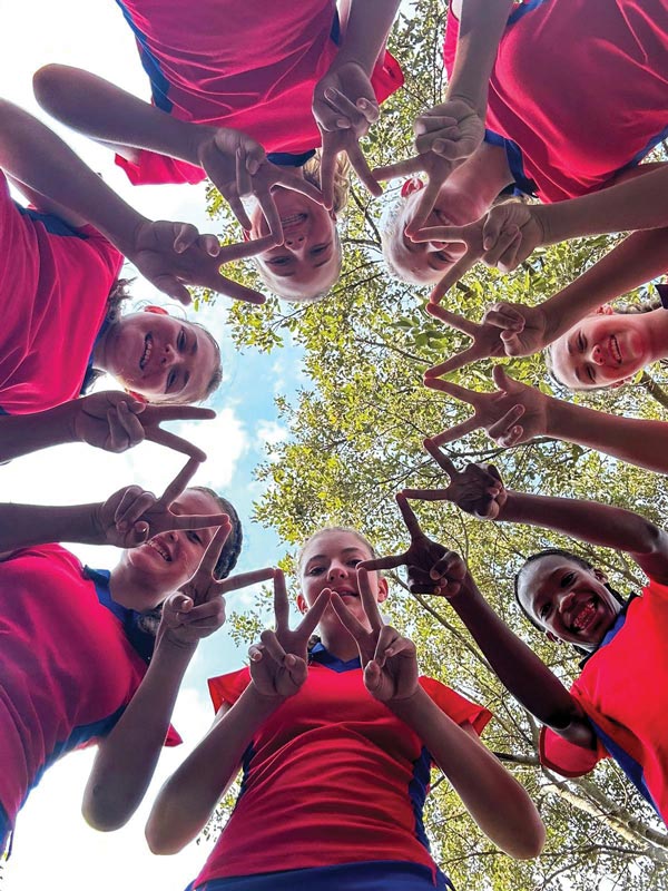 Netbal sterre skyn helder