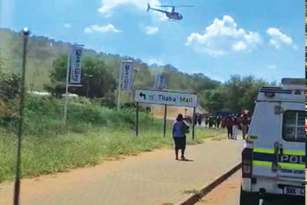 No violence in Thaba!