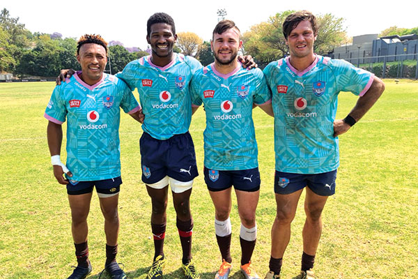 Northam Rhinos in blou!