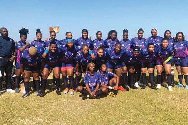 Northam Rhinos dames span vat ‘n wen