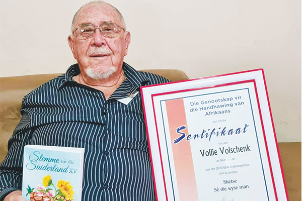 Digter Vollie maak naam