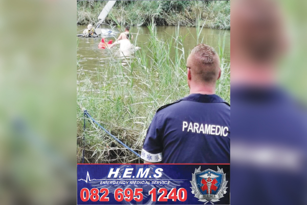 Helicopter crash into Crocodile River