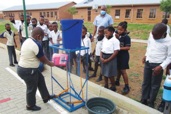 Hygiene in areas 
with an erratic water supply 