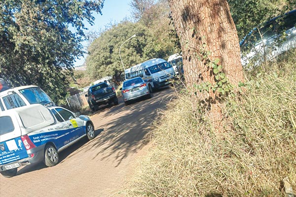 Taxi violence in industrial area