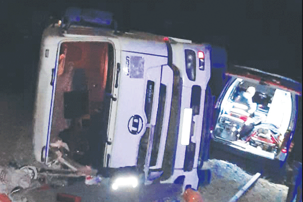 Truck hits
Bad spot