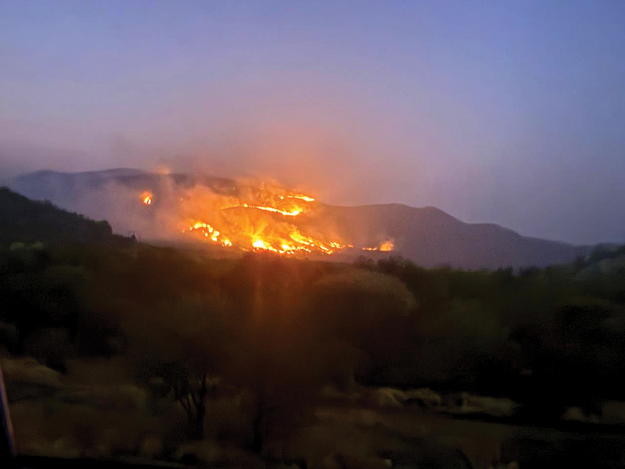 A WEEK OF FIRE IN THE MOUNTAINS
– No End in Sight