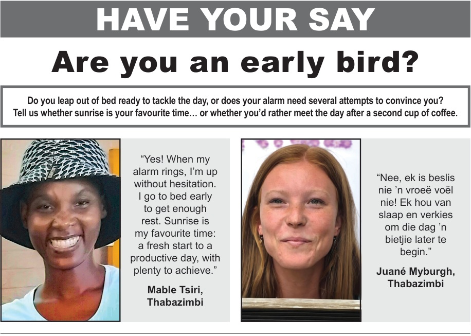 Are you an early bird? The results are in.
