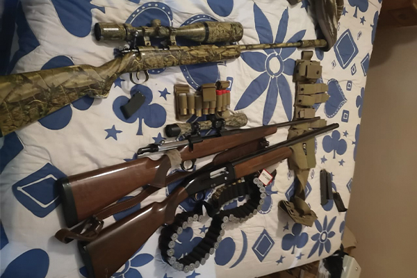 Man nabbed for unlicensed firearms