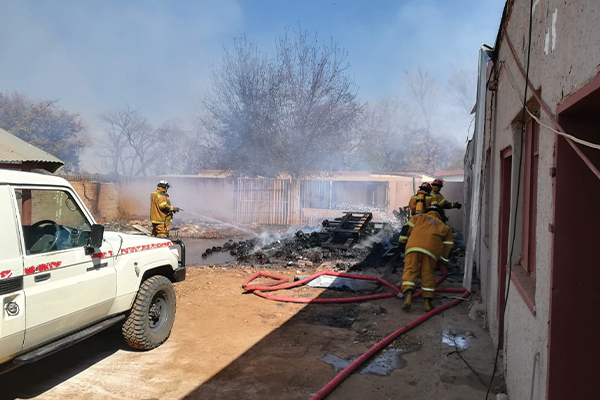 Bundu Hotel engulfed in flames