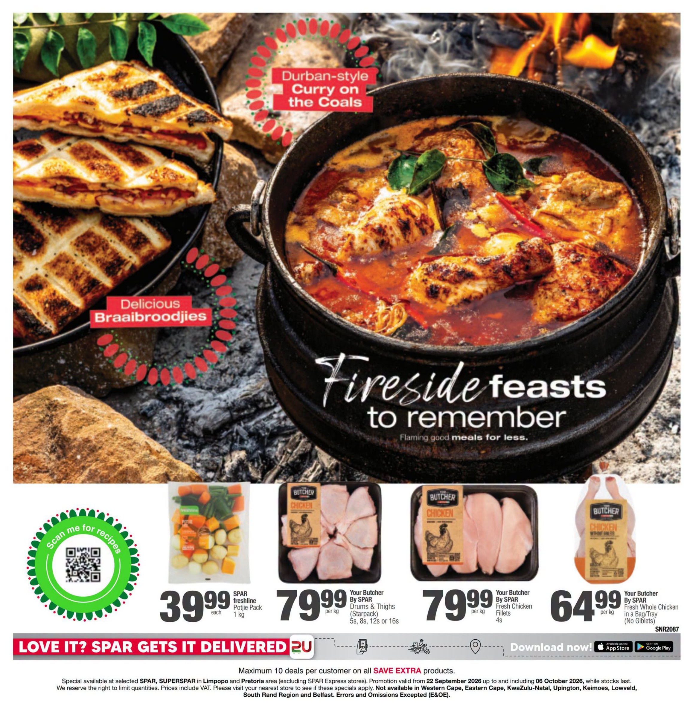 SPAR — Groceries — Fireside feasts